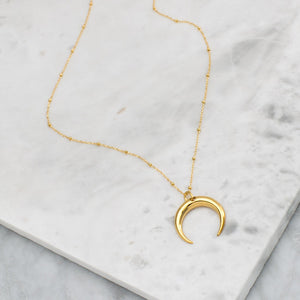 Gold Moon Illusion Necklace