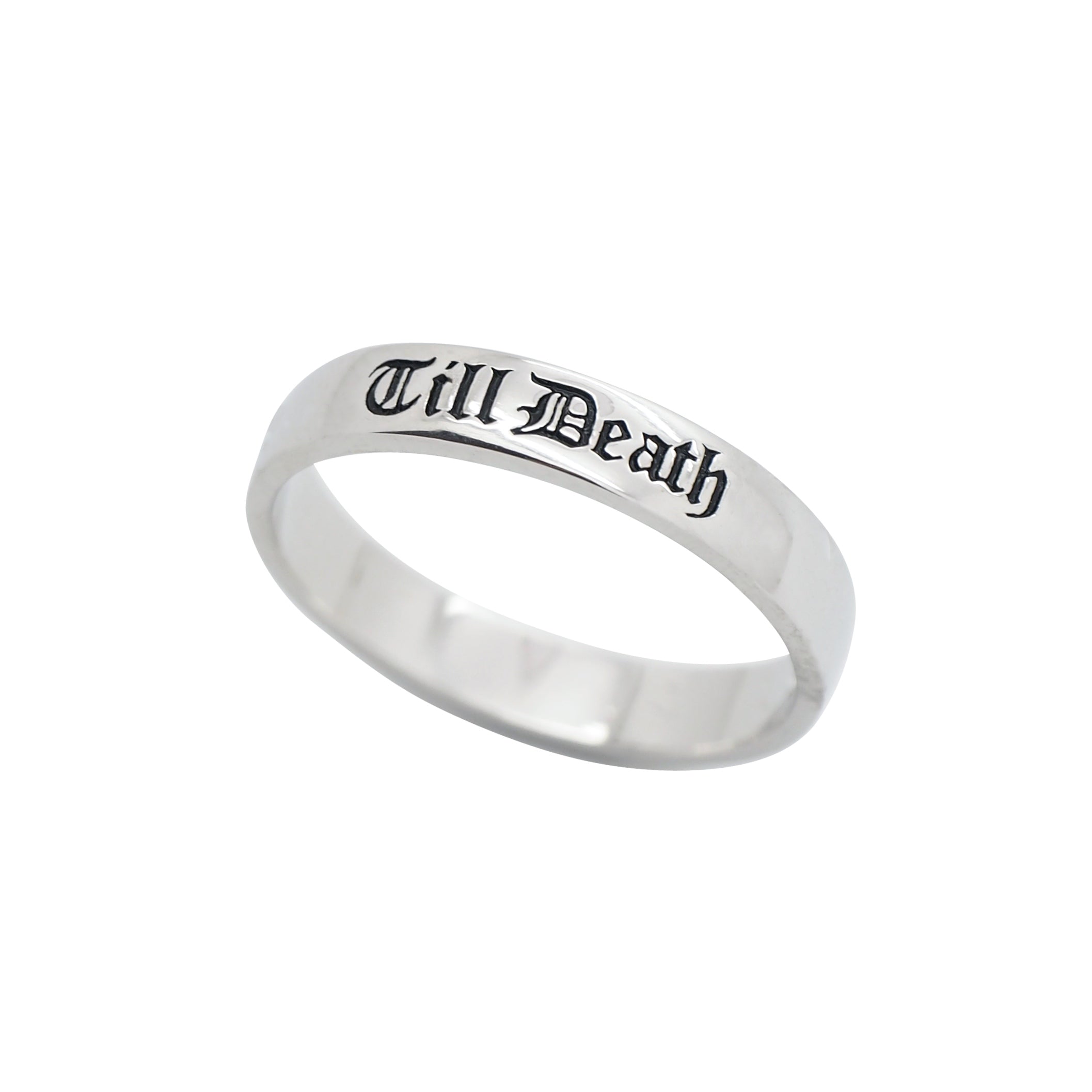Sterling Silver Till Death Band