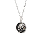 Sterling Silver Sacred Skull Necklace