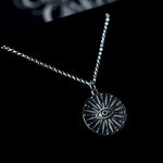 Sterling Silver Celestial Eye Necklace
