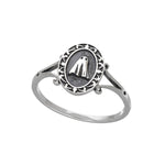 Sterling Silver Haunted Ghost Portrait Ring