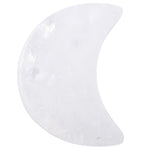 Crystal Quartz Crescent Moon Carving