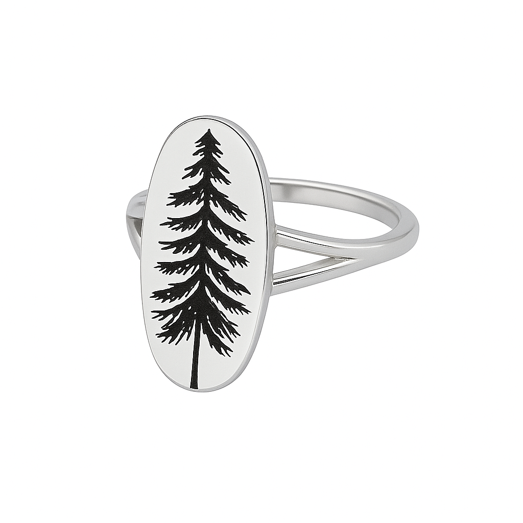 Sterling Silver Forest Ring