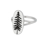 Sterling Silver Forest Ring