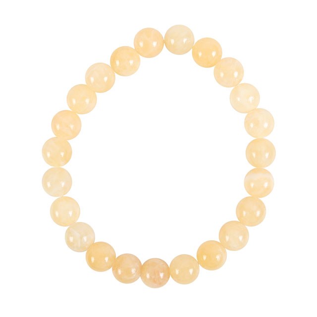 Lemon/Yellow Jade Gemstone Bracelet