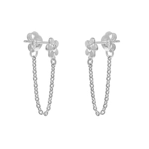 Sterling Silver Daisy Chain Studs