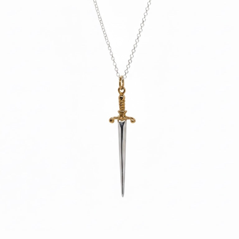 Sterling Silver Sword Necklace