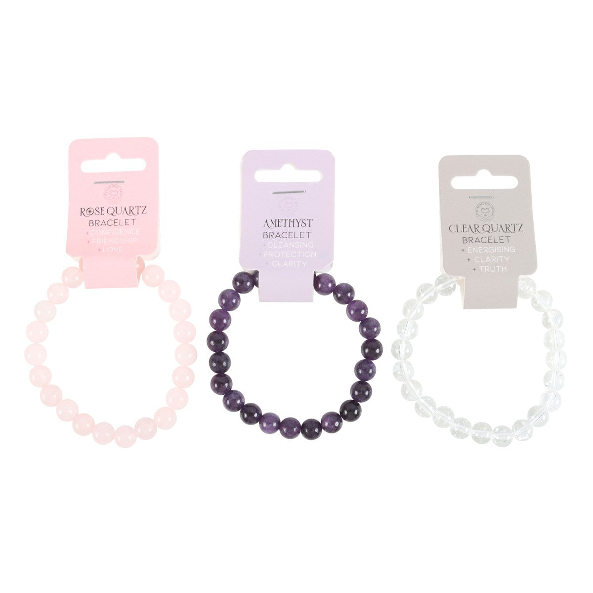 Rose Quartz/Amethyst/clear Quartz Jade Gemstone Bracelet