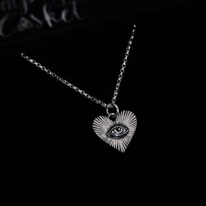 Sterling Silver Radiant Heart Necklace