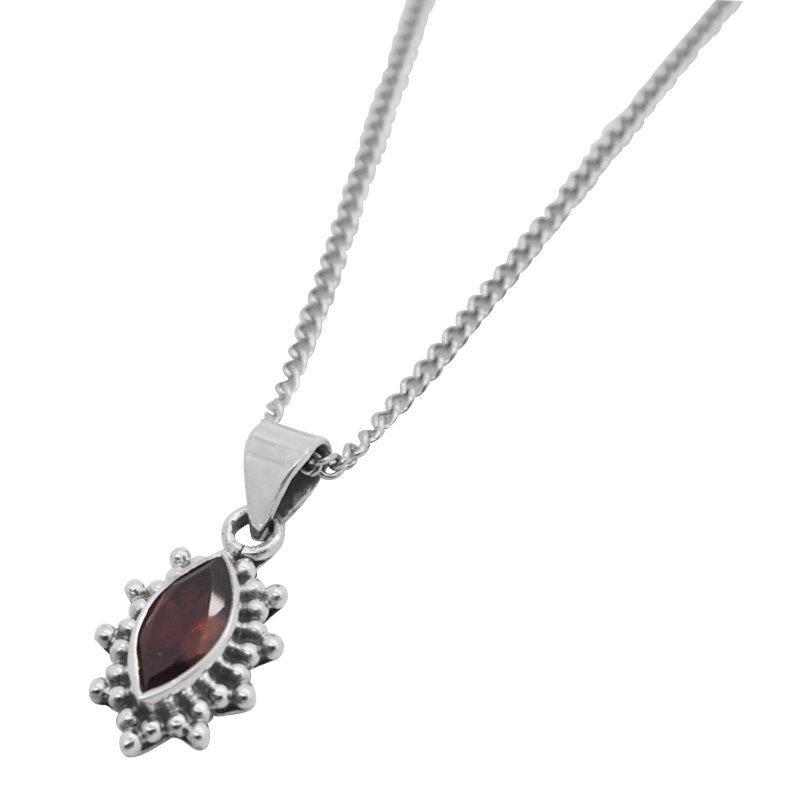 Garnet Selene Necklace