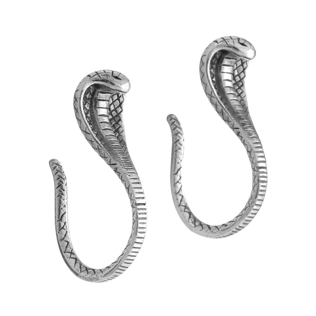 Sterling Silver Snake Charmer Earrings