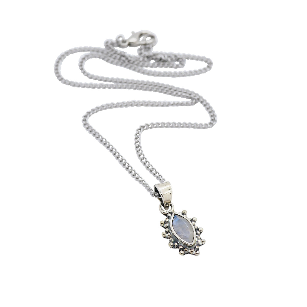 Rainbow Moonstone Selene Necklace
