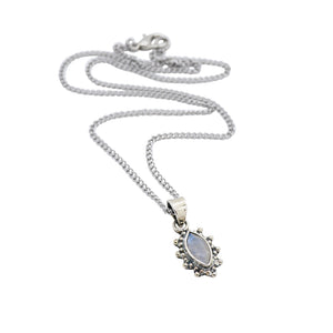 Rainbow Moonstone Selene Necklace