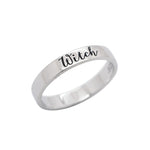 Sterling Silver Witch Ring