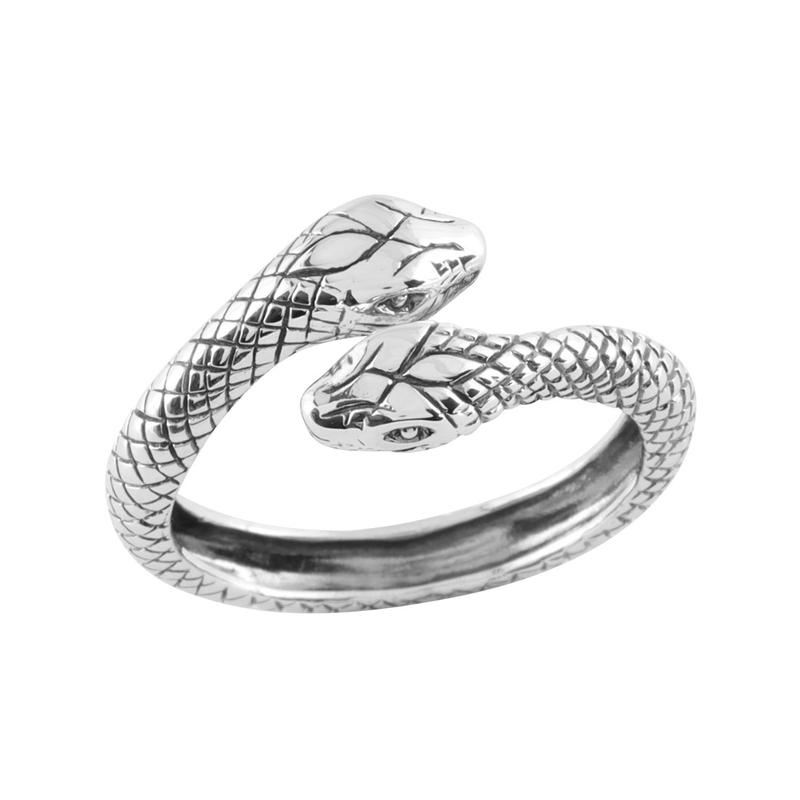 Sterling Silver Rebirth Snake Ring