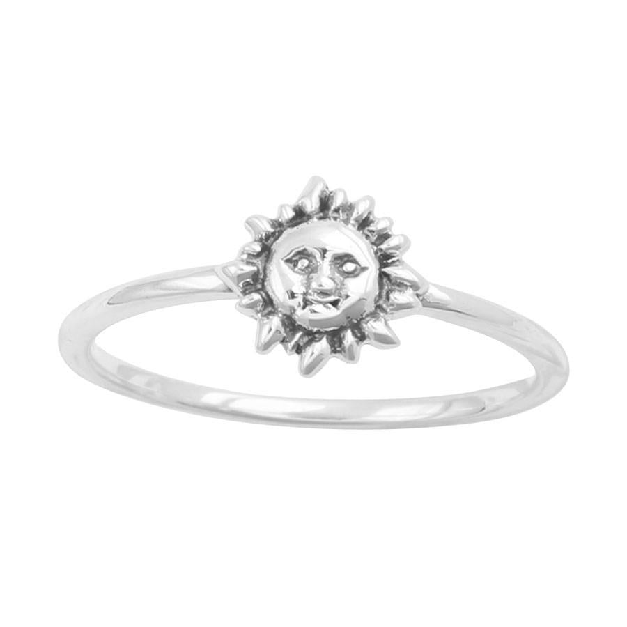 Sterling Silver Shining Sun Ring