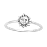 Sterling Silver Shining Sun Ring