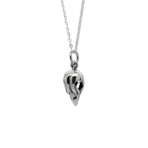Sterling Silver Mini Bird Skull Necklace