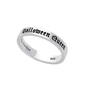 Sterling Silver Halloween Queen Band