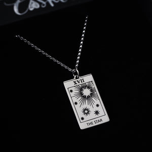 Sterling Silver The Star Tarot Necklace