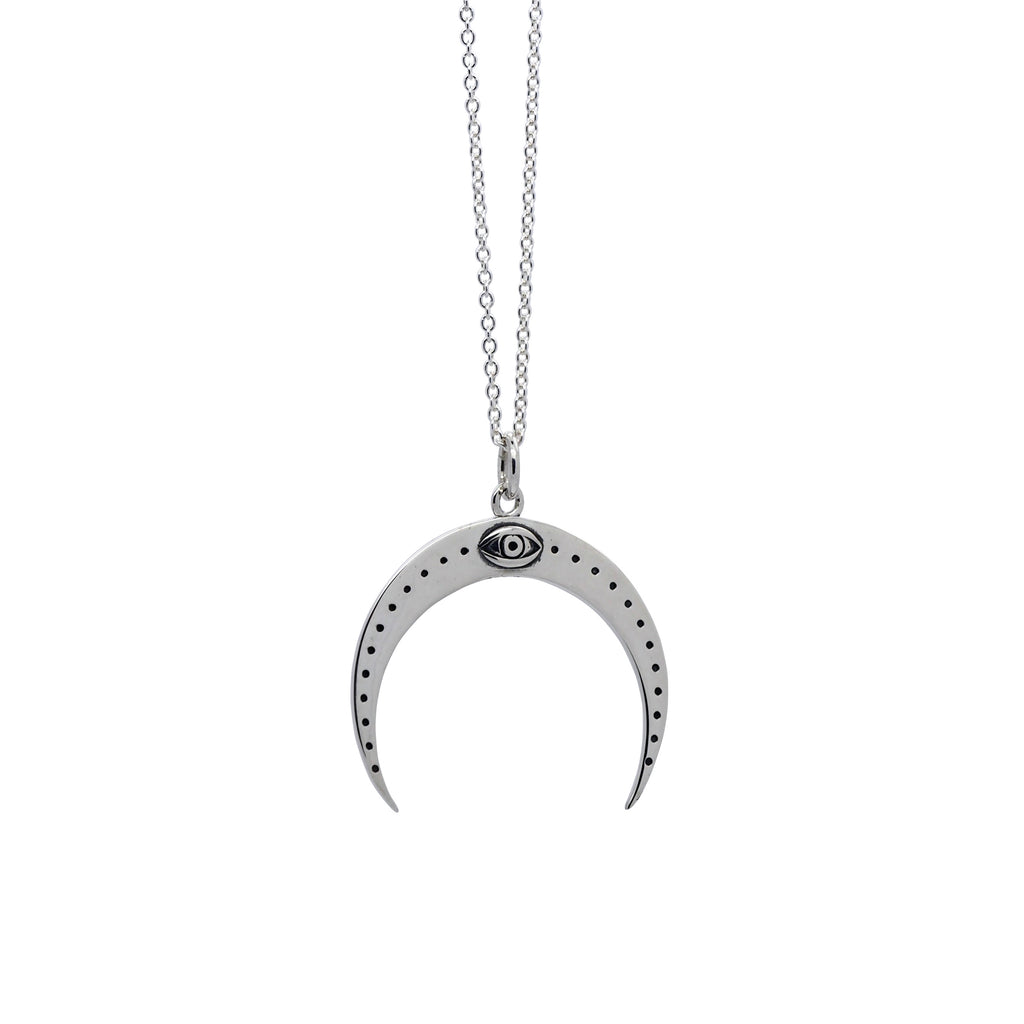 Sterling Silver Mystic Moon Necklace