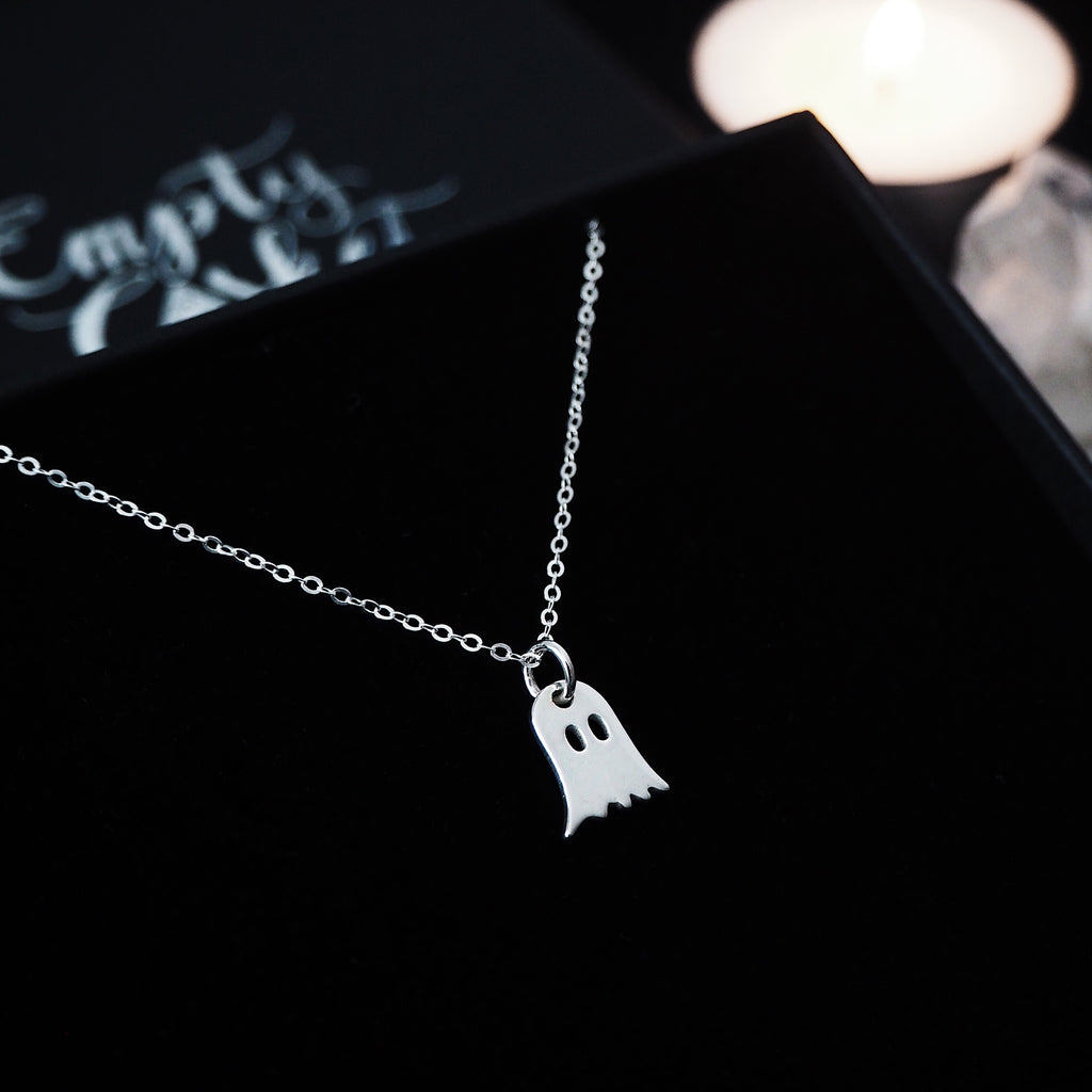 Sterling Silver Little Ghost Necklace