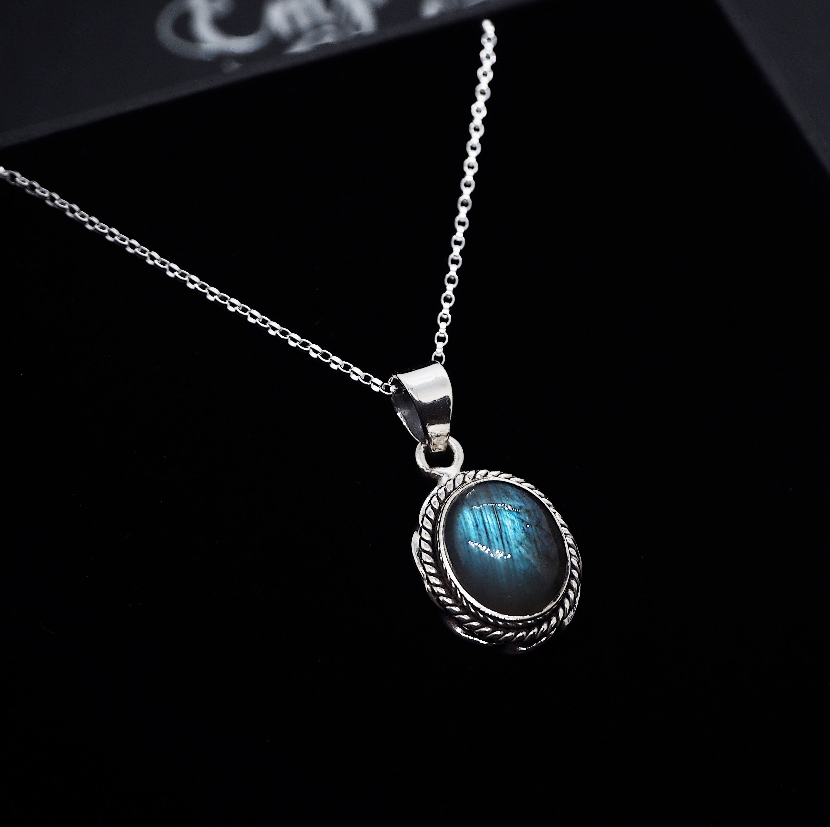 Witches Brew Labradorite Sterling Silver Necklace