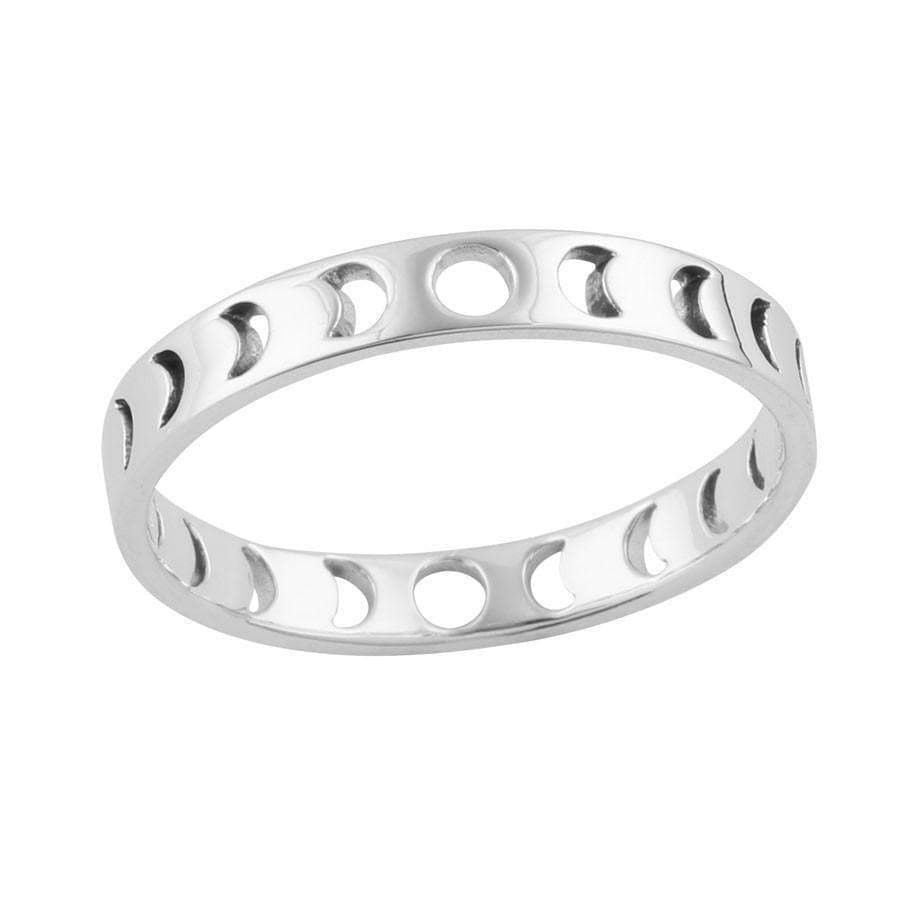 Sterling Silver All The Phases Ring