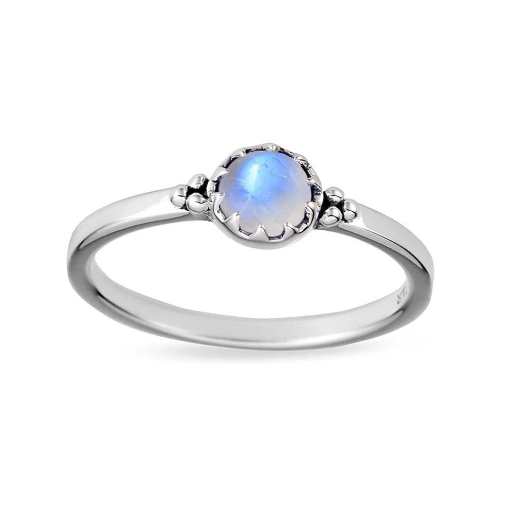 Sterling Silver Urthona Moonstone Ring
