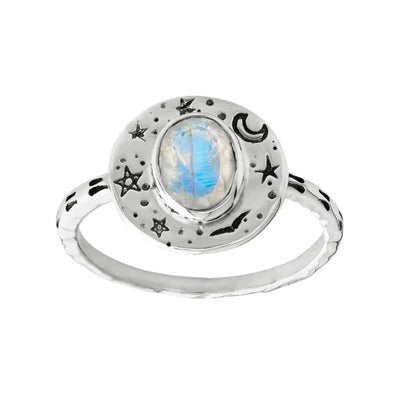 Sterling Silver Alchemy Moonstone Ring