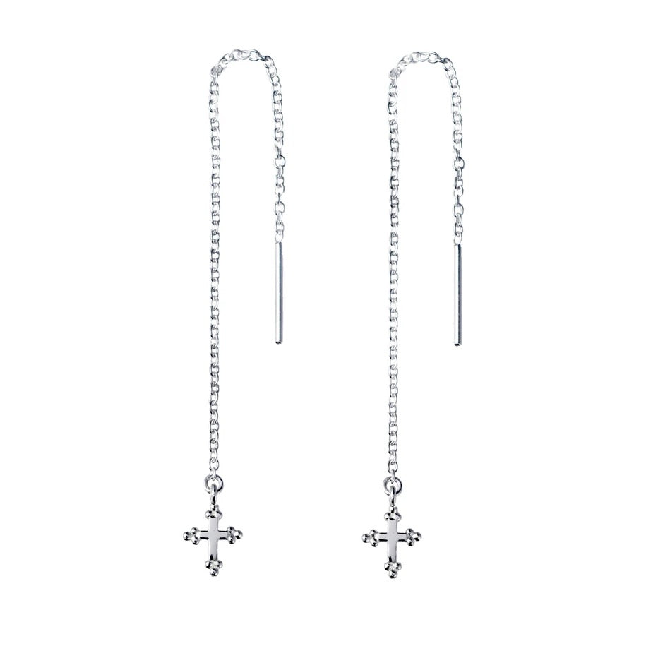 Sterling Silver Cross Threaders