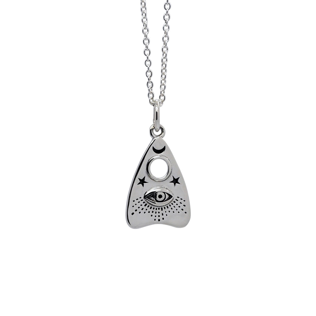 Sterling Silver Ouija Planchette Necklace