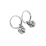 Sterling Silver Roll The Dice Sleepers