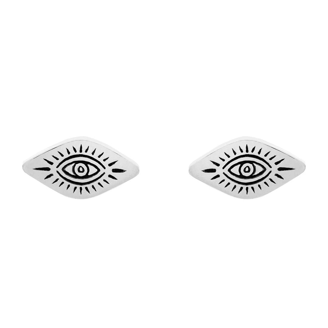 Sterling Silver All Seeing Eye Studs Studs