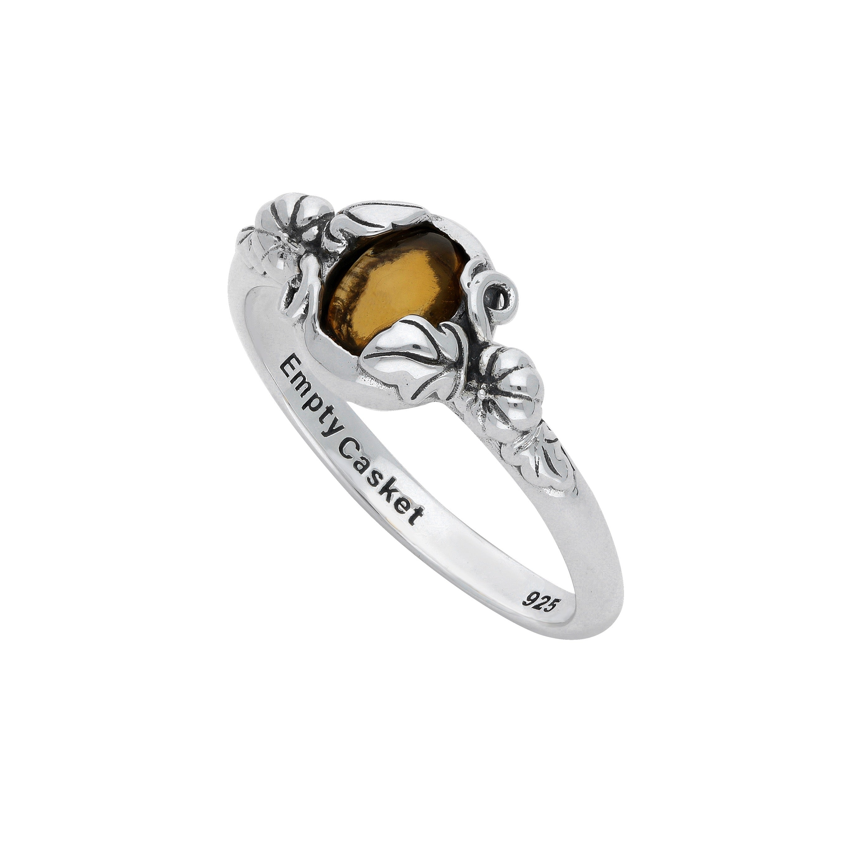 Sterling Silver Citrine Pumpkin Patch Ring